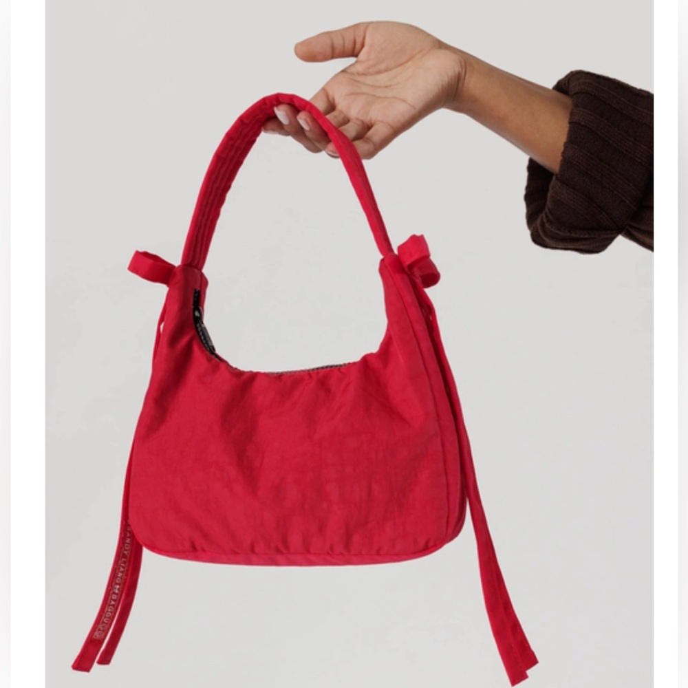 Red Sandy Liang Baggu Mini Bow Bag